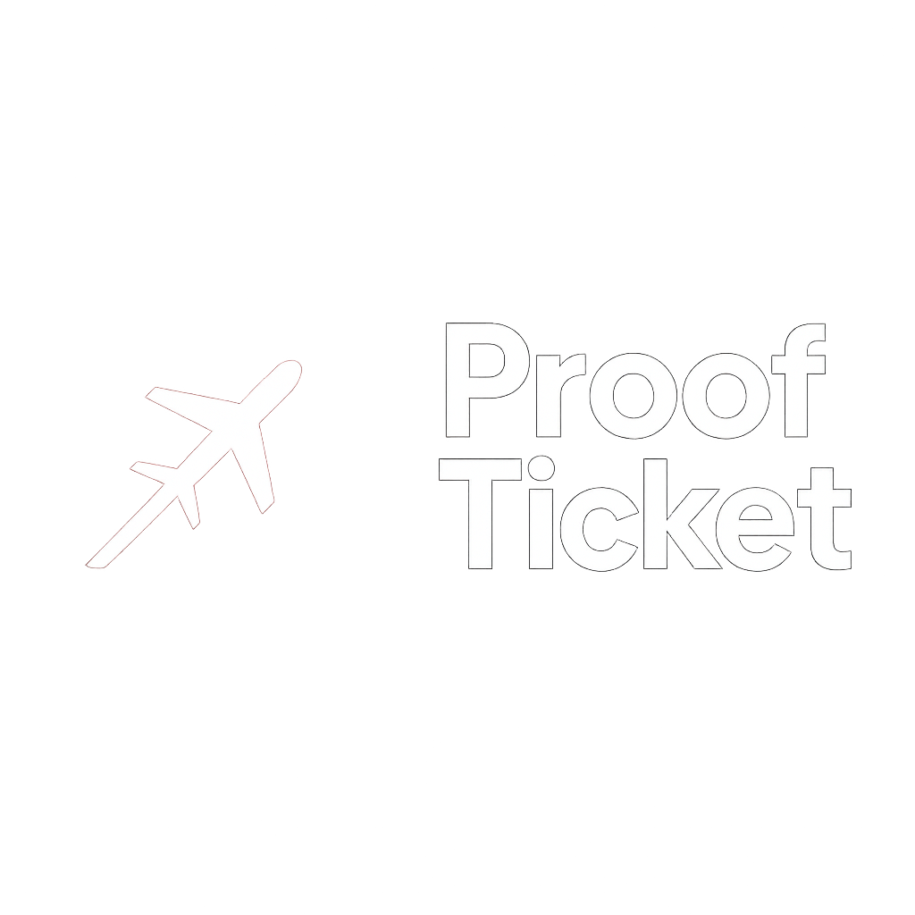 Proof Ticket Footer Logo